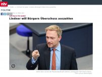 Bild zum Artikel: 125 Euro für jeden: Lindner will Bürgern Überschuss auszahlen