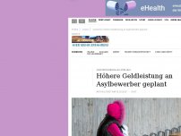 Bild zum Artikel: Gesetzesvorschlag von Heil: Höhere Geldleistung an Asylbewerber geplant