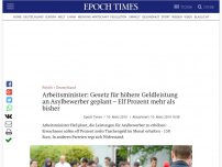 Bild zum Artikel: „BamS“: Gesetz für höhere Geldleistung an Asylbewerber geplant