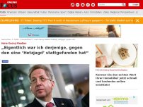 Bild zum Artikel: Hans-Georg Maaßen - „Eigentlich war ich derjenige, gegen den eine 'Hetzjagd' stattgefunden hat“