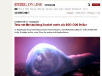 Bild zum Artikel: Krankes Kind von Impfgegnern: Tetanus-Behandlung kostet mehr als 800.000 Dollar