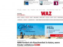 Bild zum Artikel: Nichtraucherschutz: NRW plädiert für Rauchverbot in Autos, wenn Kinder mitfahren