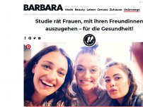 Bild zum Artikel: Studie rät Frauen, mit ihren Freundinnen auszugehen – für die Gesundheit!