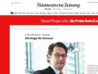 Bild zum Artikel: Schadstoffe: Ohrfeige für Scheuer