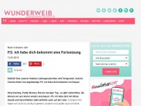 Bild zum Artikel: ENDLICH! P.S. Ich liebe dich bekommt eine Fortsetzung