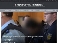 Bild zum Artikel: Offenburger Arztmord-Prozess: Freispruch für den Angeklagten