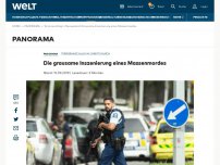 Bild zum Artikel: Mann tötet mehrere Menschen in Moscheen - Täter auf der Flucht