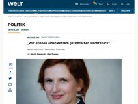 Bild zum Artikel: „Wir erleben einen extrem gefährlichen Rechtsruck“