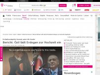Bild zum Artikel: Bericht: Özil lädt Erdogan zur Hochzeit ein