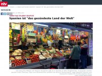 Bild zum Artikel: Italien überholt: Spanien ist 'das gesündeste Land der Welt'