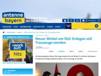 Bild zum Artikel: Neuer Wirbel um Özil: Erdogan soll Trauzeuge werden