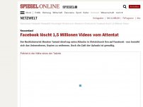 Bild zum Artikel: Neuseeland: Facebook löscht 1,5 Millionen Videos vom Attentat