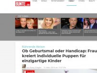 Bild zum Artikel: Ob Geburtsmal oder Handicap: Frau kreiert individuelle Puppen für einzigartige Kinder