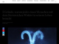 Bild zum Artikel: 5 Gründe, warum jeder einen Menschen mit dem Sternzeichen Widder in seinem Leben braucht