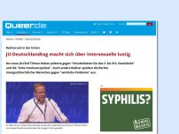 Bild zum Artikel: JU-Deutschlandtag macht sich über Intersexuelle lustig