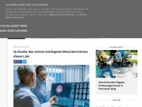 Bild zum Artikel: IQ-Studie: Nur extrem intelligente Menschen klicken diesen Link