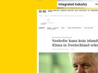 Bild zum Artikel: Horst Seehofer sieht kein islamfeindliches Klima in Deutschland