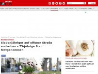 Bild zum Artikel: Bluttat in Basel - Siebenjähriger auf offener Straße erstochen – 75-jährige Frau festgenommen