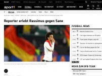 Bild zum Artikel: Tränen in den Augen - Journalist schildert Rassismus gegen Sane