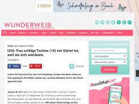 Bild zum Artikel: Mutter schlägt eigene Tochter (†4) mit Gürtel tot, weil sie sich in die Hose machte...
