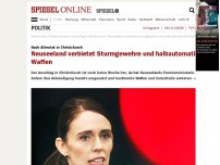 Bild zum Artikel: Nach Attentat in Christchurch: Neuseeland verbietet Sturmgewehre und halbautomatische Waffen