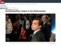 Bild zum Artikel: Wahlschlappe für Rutte: Rechtspopulisten siegen in den Niederlanden