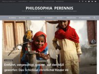Bild zum Artikel: Entführt, vergewaltigt, getötet, auf den Müll geworfen: Das Schicksal christlicher Kinder im islamischen Pakistan