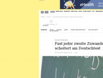 Bild zum Artikel: Integrationskurse: Fast jeder zweite Zuwanderer scheitert am Deutschtest