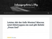 Bild zum Artikel: Letzter Akt der Gelb-Westen? Macron setzt Elitetruppen ein und gibt Befehl „Feuer frei!“