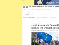 Bild zum Artikel: Brexit-Gegner in London: „Letzte Woche sah es noch viel schlimmer aus!“