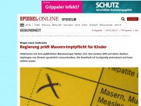 Bild zum Artikel: Wegen neuer Ausbrüche: Regierung prüft Masern-Impfpflicht für Kinder