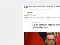 Bild zum Artikel: Maas warnt Italien: China verfolgt eigene Interessen „global beinhart“