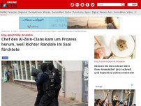 Bild zum Artikel: Jung, gewalttätig, skrupellos - Chef des Al-Zein-Clans kam um Prozess herum, weil Richter Randale im Saal fürchtete