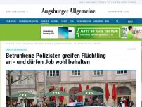 Bild zum Artikel: Betrunkene Polizisten attackieren Flüchtling - Reue vor Gericht