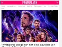 Bild zum Artikel: 'Avengers: Endgame' hat eine Laufzeit von über drei Stunden!