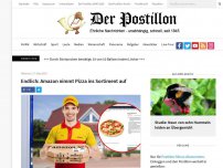 Bild zum Artikel: Endlich: Amazon nimmt Pizza ins Sortiment auf