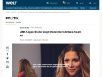 Bild zum Artikel: AfD-Abgeordneter zeigt Moderatorin Enissa Amani an