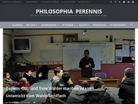 Bild zum Artikel: Bayern: CSU und freie Wähler machen Islam-Unterricht zum Wahlpflichtfach