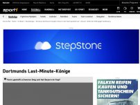 Bild zum Artikel: Dortmunds unglaubliche Last-Minute-Könige 