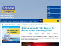 Bild zum Artikel: Blitzmarathon 2019 in Bayern: An diesen Stellen wirst du geblitzt