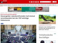 Bild zum Artikel: Bericht des Bundesrechnungshofes - Steuergelder zweckentfremdet: Auf einmal verschwanden bei der FDP wichtige Dokumente