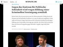 Bild zum Artikel: Gegen das Zentrum für Politische Schönheit wird wegen Bildung einer kriminellen Vereinigung ermittelt