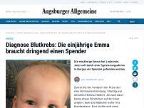 Bild zum Artikel: Emma braucht dringend einen Spender