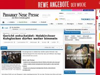 Bild zum Artikel: München: Gericht entscheidet: Holzkirchner Kuhglocken dürfen weiter bimmeln