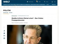 Bild zum Artikel: Maaßen sieht erhebliche Versäumnisse bei Merkels Migrationspolitik