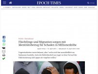 Bild zum Artikel: Flüchtlinge und Migranten sorgen mit Identitätsbetrug für Schaden in Millionenhöhe