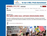 Bild zum Artikel: Wahlrecht ab 16: Wer später zahlen muss, soll auch entscheiden dürfen