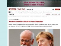 Bild zum Artikel: Autobauer ändert Kurs: Daimler streicht sämtliche Parteispenden