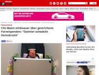 Bild zum Artikel: Thomas Bauer - CSU-Mann stinksauer über gestrichene Parteispenden: 'Daimler schwächt Demokratie'