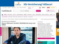 Bild zum Artikel: Kevin Kühnert: Juso-Chef fordert Verstaatlichung von BMW